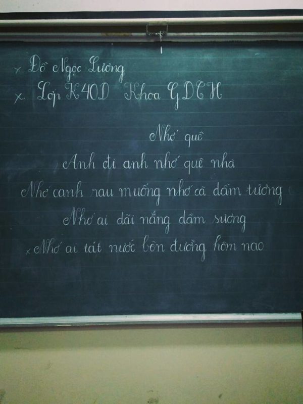 ky nang viet bang 2 600x800 - Kỹ năng luyện viết bảng đẹp dành cho học viên và giáo viên