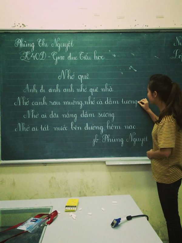 ky nang viet bang 5 600x800 - Kỹ năng luyện viết bảng đẹp dành cho học viên và giáo viên