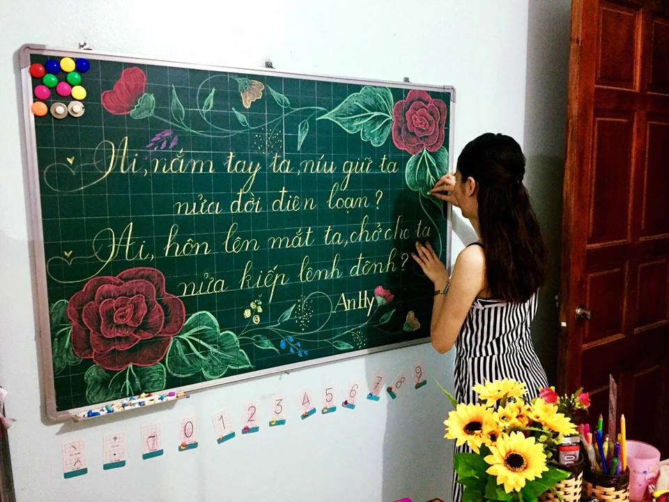 luyen viet bang 10 - Kỹ năng luyện viết bảng đẹp dành cho học viên và giáo viên